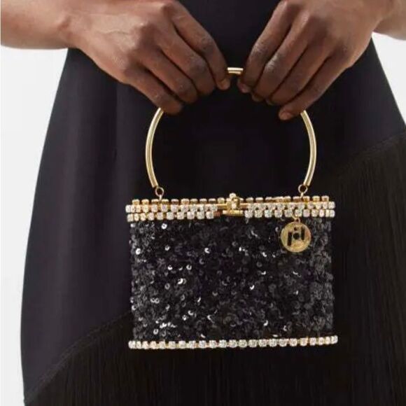 Rosantica Holli Ballerina sequin-embellished top handle bag - Picture 5 of 12